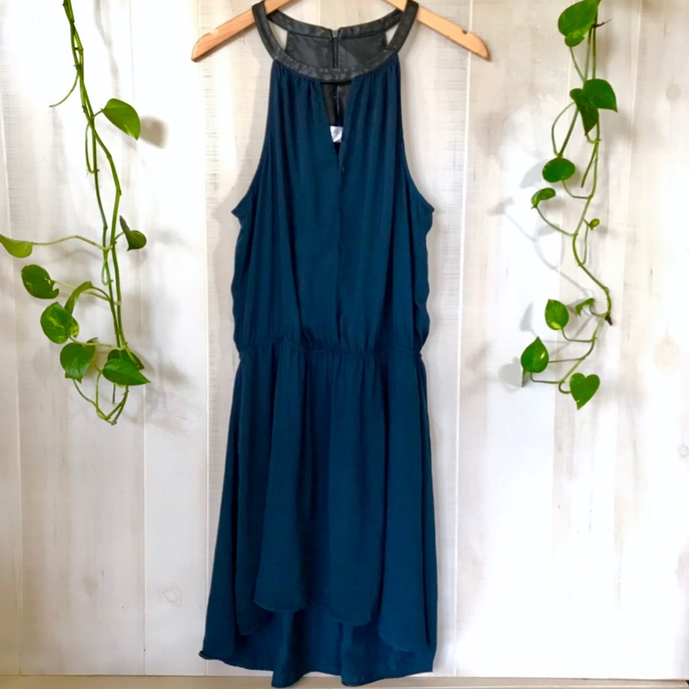 BCBG midnight blue evening dress